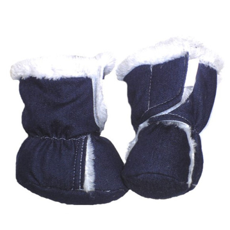 GAJI / Papučky zateplené riflovina