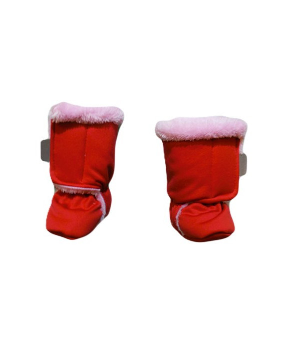 GAJI / Papučky zateplené softshell - červená