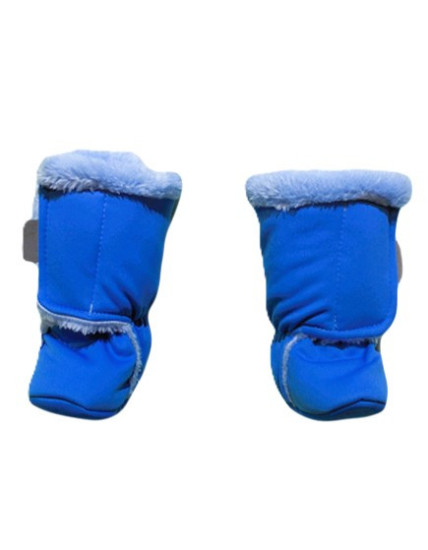 GAJI / Papučky zateplené softshell - modrá