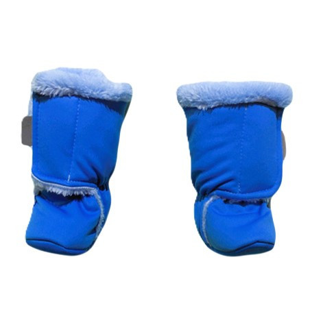 GAJI / Papučky zateplené softshell - modrá