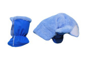 GAJI / Papučky zateplené softshell - modrá