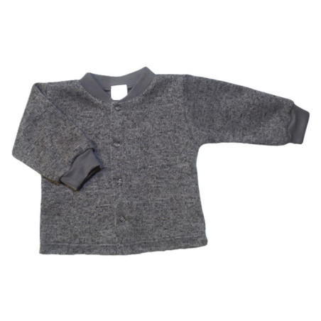 GAJI / Kabátik úplet - tm.sivá