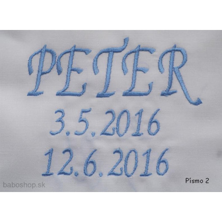 GAJI / Košieľka na krst - vzor7