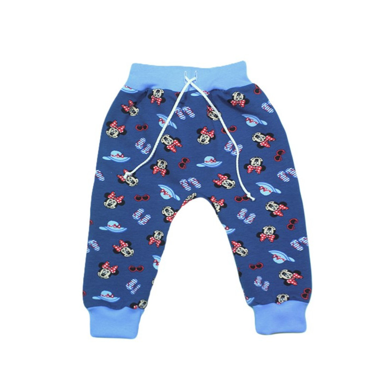 GAJI / Tepláky do pása jednolíc - vzor17