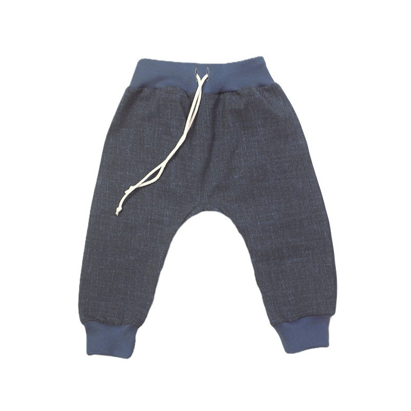 GAJI / Tepláky do pása jednolíc - vzor20