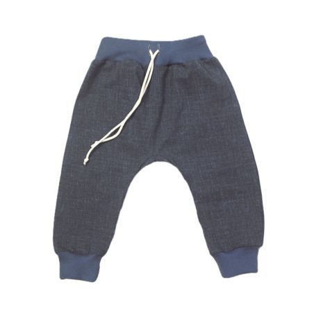 GAJI / Tepláky do pása jednolíc - vzor20