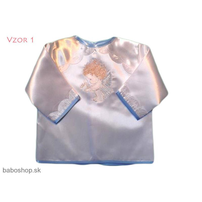 GAJI / Košieľka na krst satén - vzor1