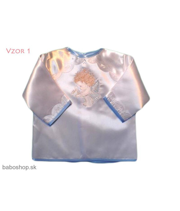 GAJI / Košieľka na krst satén - vzor1