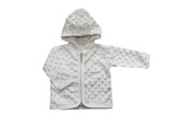 GAJI / Bunda s kapucňou minky - biela