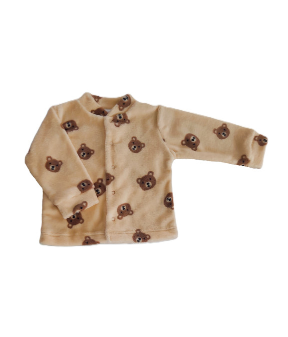 GAJI / Kabátik wellsoft - hnedý macko