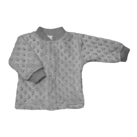 GAJI / Kabátik minky - sivá