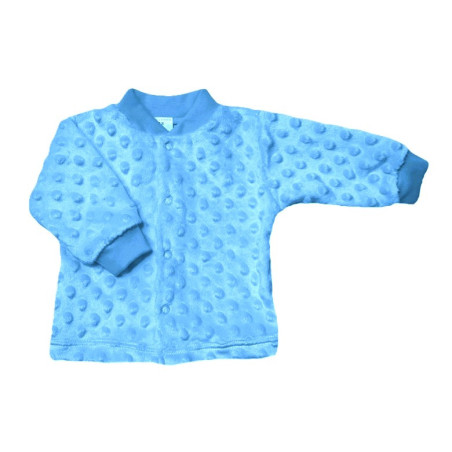 GAJI / Kabátik minky - modrá