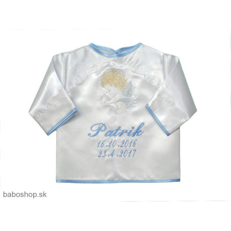 GAJI / Košieľka na krst satén - vzor1