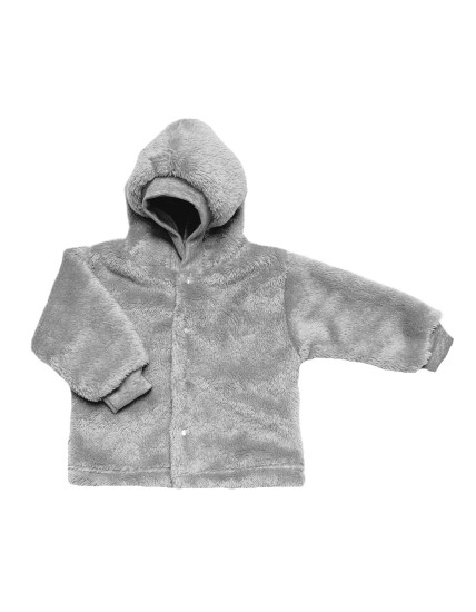 GAJI / Bunda s kapucňou wellsoft - sivá