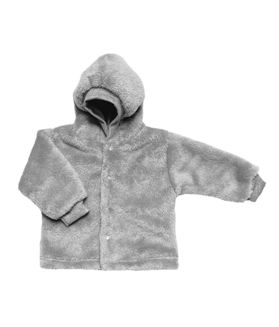 GAJI / Bunda s kapucňou wellsoft - sivá