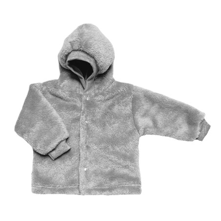 GAJI / Bunda s kapucňou wellsoft - sivá