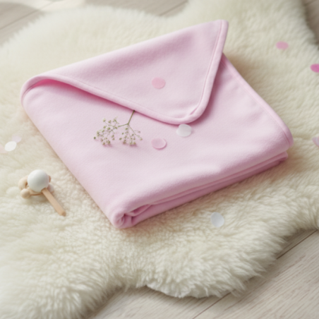 GAJI / Deka flis 75x100cm - ružová