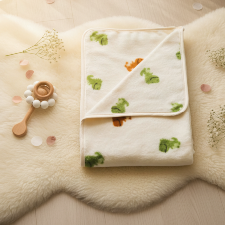 GAJI / Deka flis 75x100cm - vzorovaná