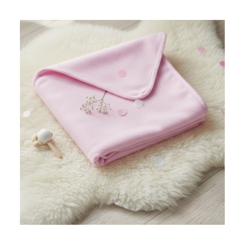 GAJI / Deka flis 100x150cm - ružová