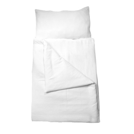 GAJI / Obliečky do postieľky mušelín - biela
