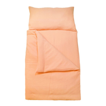 GAJI / Obliečky do postieľky mušelín - marhuľová