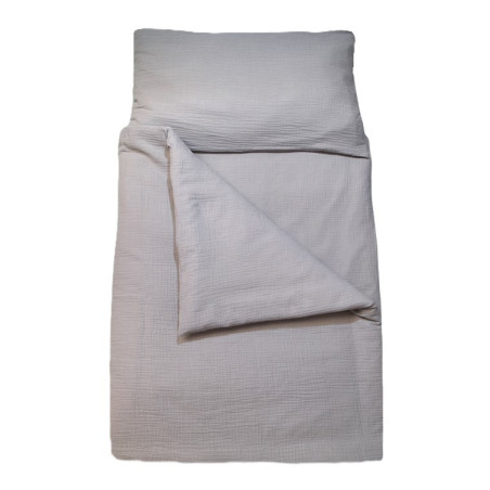 GAJI / Obliečky do postieľky mušelín - sivá