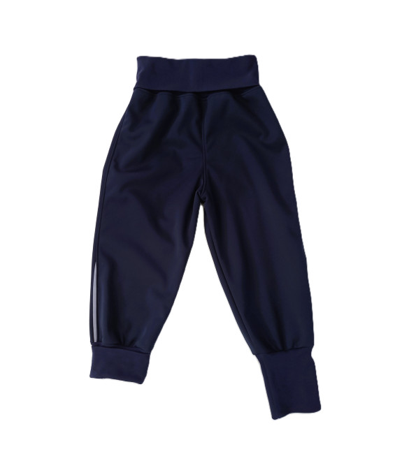 GAJI / Nohavice softshell s flisom - tm.modrá