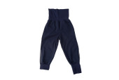 GAJI / Nohavice softshell s flisom - tm.modrá