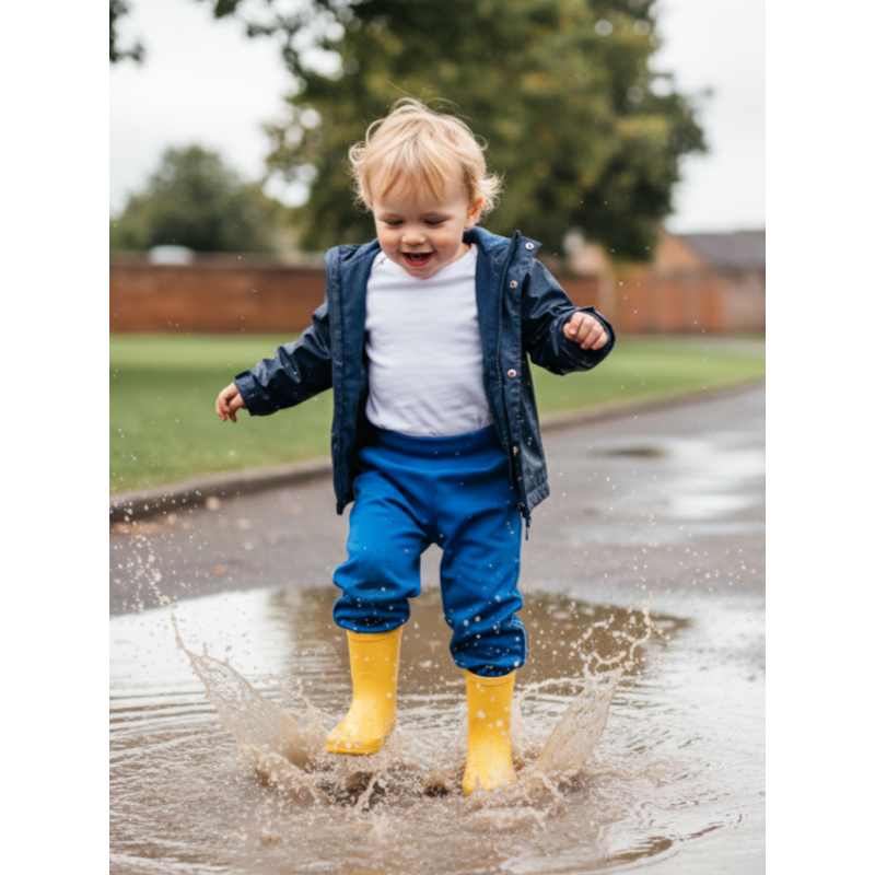 GAJI / Nohavice softshell s flisom - sv.modrá