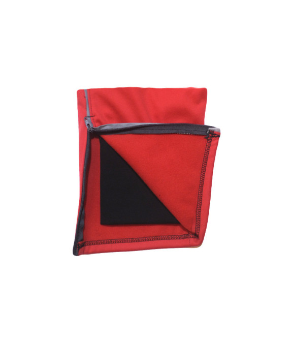 GAJI / Nohavice softshell s flisom - červená