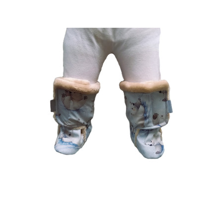 GAJI / Papučky zateplené - vzor2