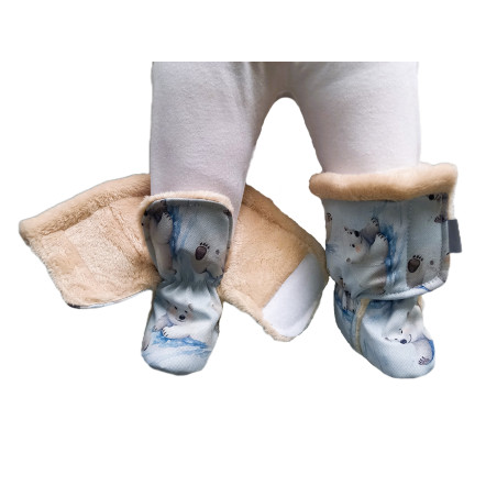 GAJI / Papučky zateplené - vzor2