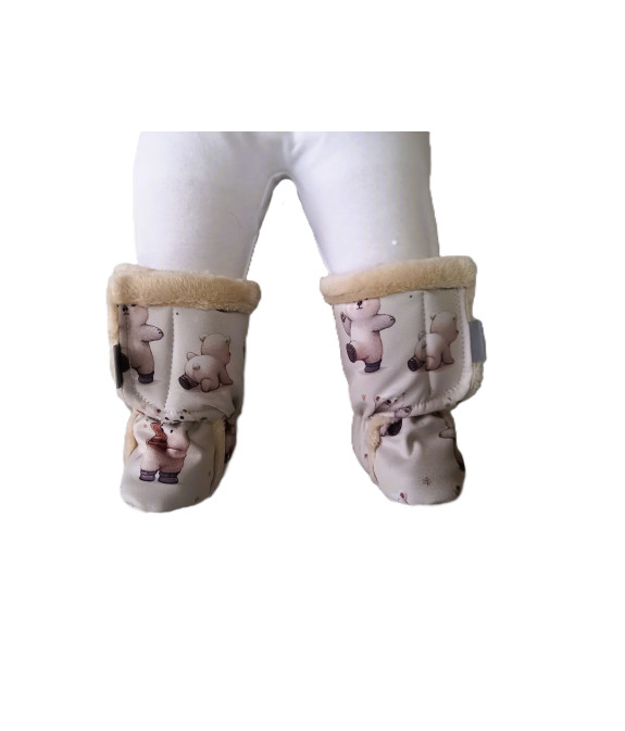 GAJI / Papučky zateplené - vzor1