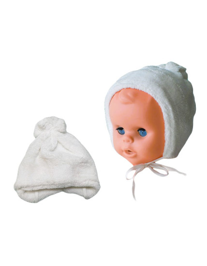 GAJI / Čiapka teplá wellsoft - biela