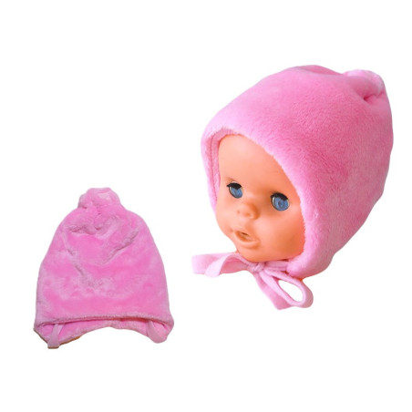 GAJI / Čiapka teplá wellsoft - ružová2