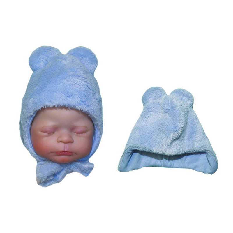 GAJI / Čiapka teplá s uškami wellsoft - modrá