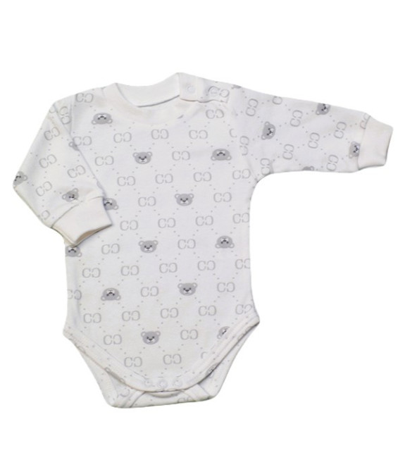 GAJI / Body dlhý rukáv bočné zapínanie obojlíc - vzor1