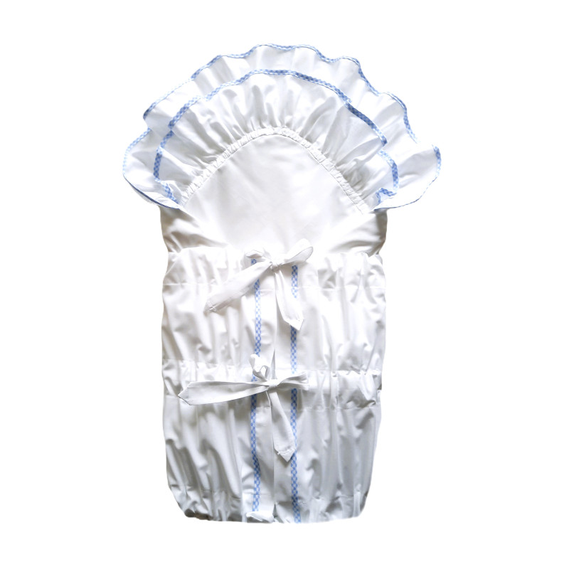 GAJI / Zavinovačka lemovaná 2xfodra - modrá