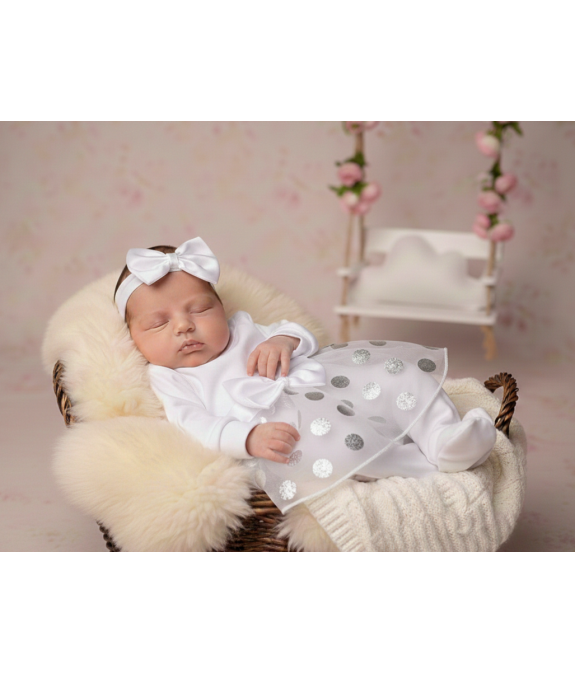 GAJI / 3-dielna súprava na krst - dievčenská