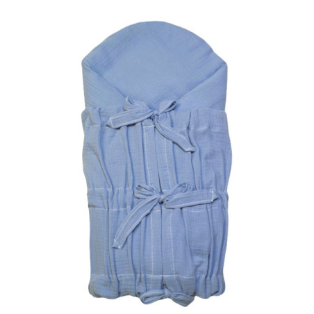 GAJI / Zavinovačka mušelín - modrá