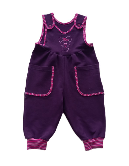 GAJI / Tepláky Zahradník - tm.fialová