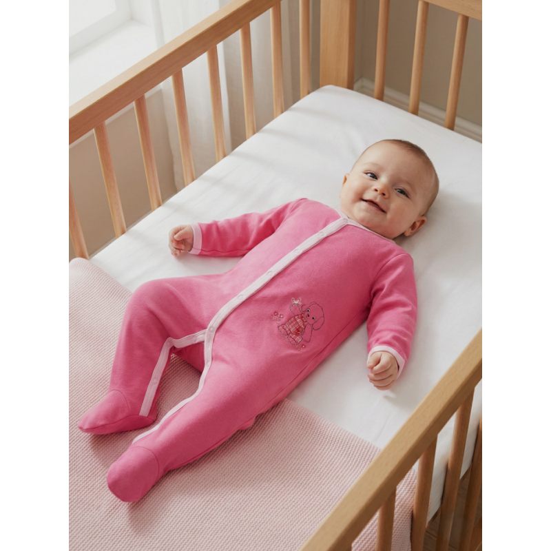 GAJI / Pyžamo overal s nôžkou - ružová