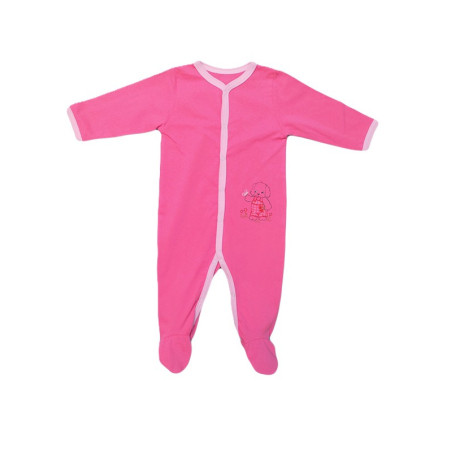 GAJI / Pyžamo overal s nôžkou - ružová