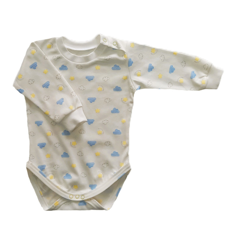 GAJI / Body dlhý rukáv bočné zapínanie obojlíc - vzor7