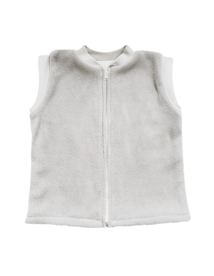 GAJI / Vesta teplá flis - biela