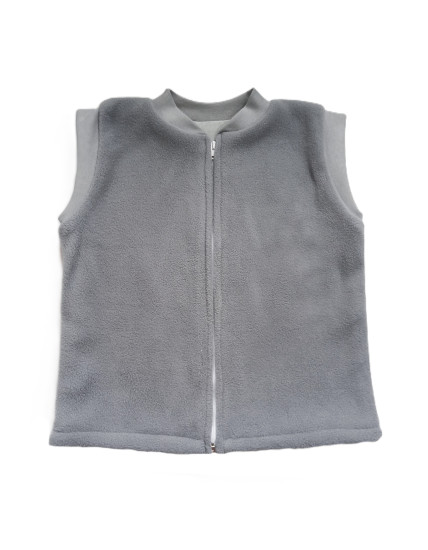 GAJI / Vesta teplá v.56-104 - sivá