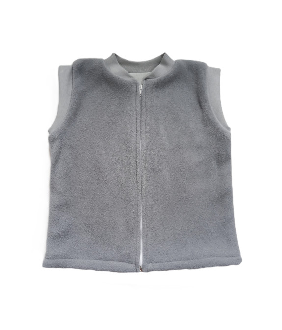 GAJI / Vesta teplá flis - sivá