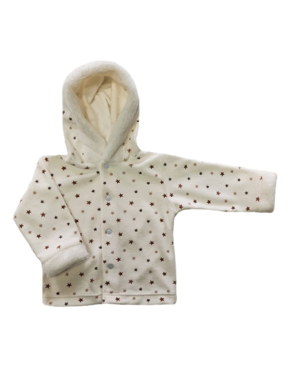 GAJI / Bunda s kapucňou zamat - hviezda