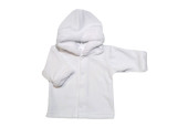GAJI / Bunda s kapucňou zamat - biela