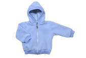 GAJI / Bunda s kapucňou flis - modrá